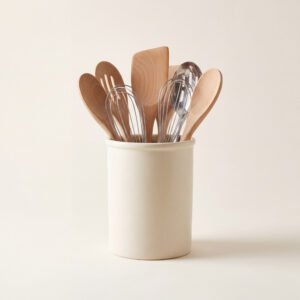 Stoneware Utensil Crock